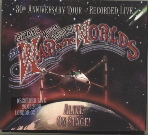 Jeff Wayne The War Of The Worlds - Alive On Stage! UK 3-disc CD